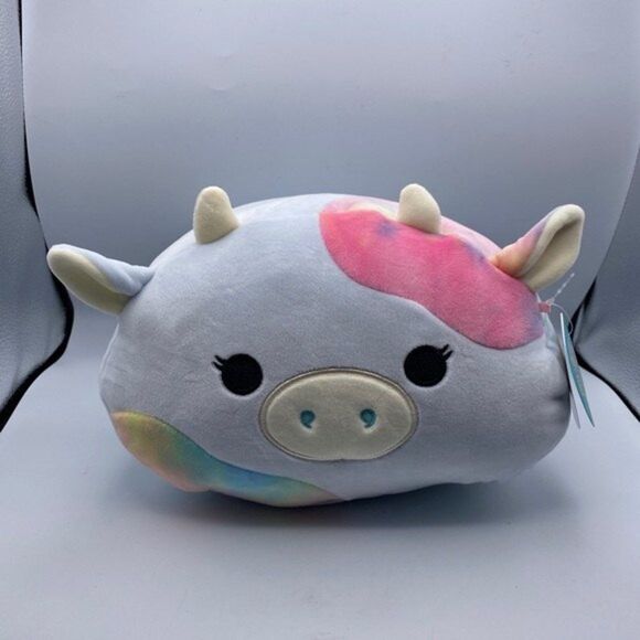 RARE 2022 Squishmallow Caedia Cow Squish Stackable Stack Spring NWT Plush Toy - Picture 2 of 7